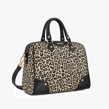 Bolso de mano animal print leopardo para mujer