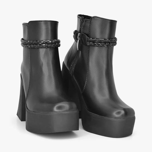 Botines para mujer en color negro