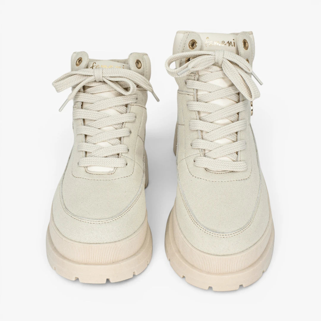 Botines para mujer en color beige