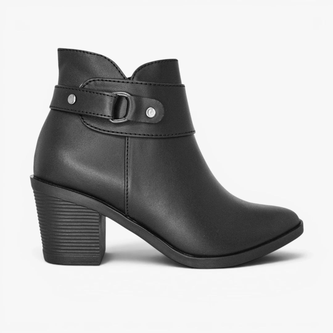 Botines para mujer en color negro