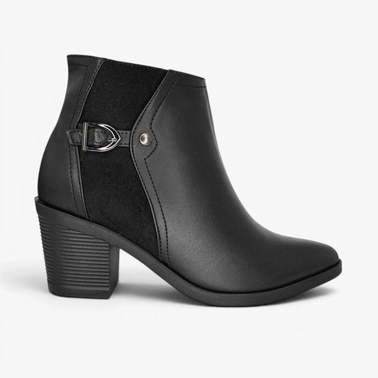 Botines para mujer en color negro
