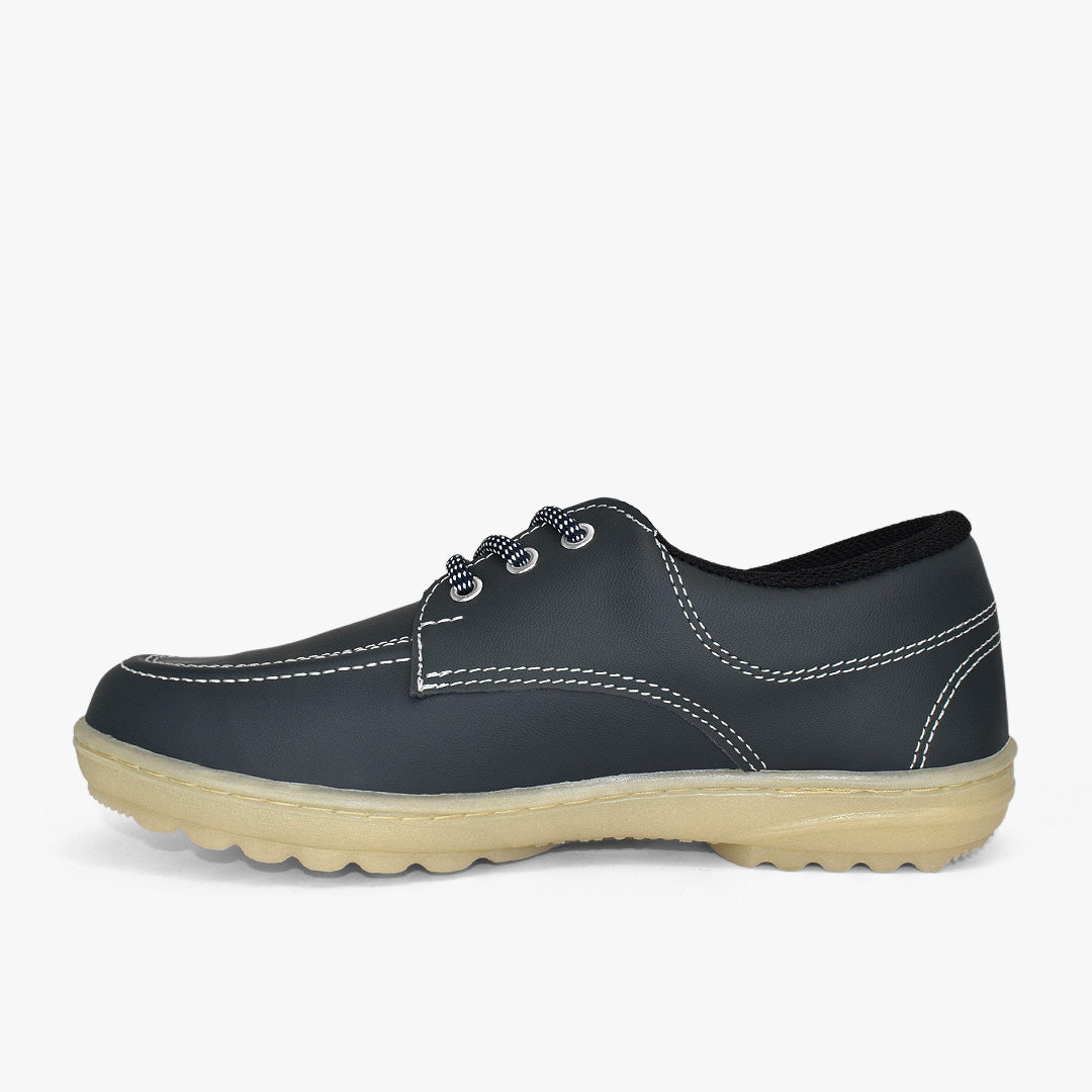 Zapato Croydon colegial unisex en color azul