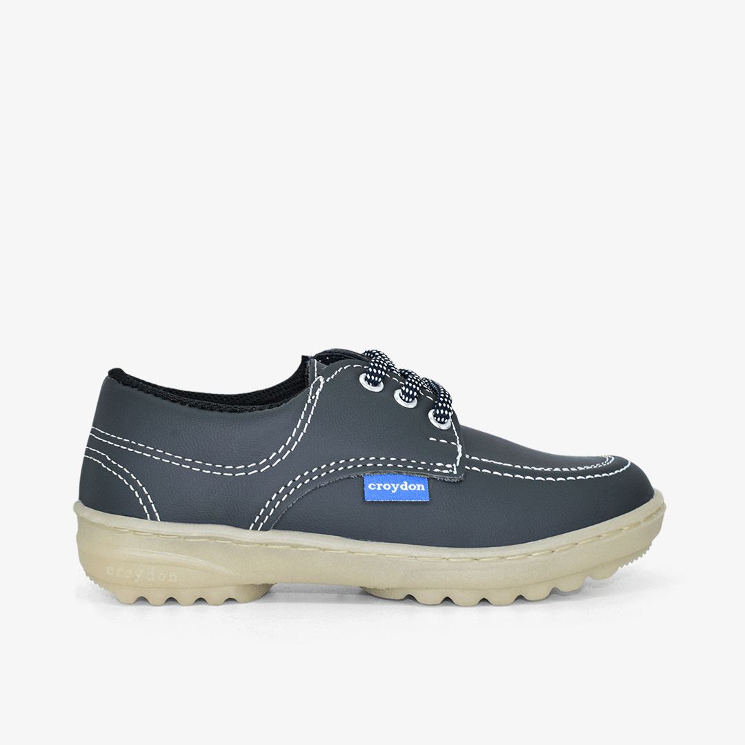 Zapato Croydon colegial unisex en color azul