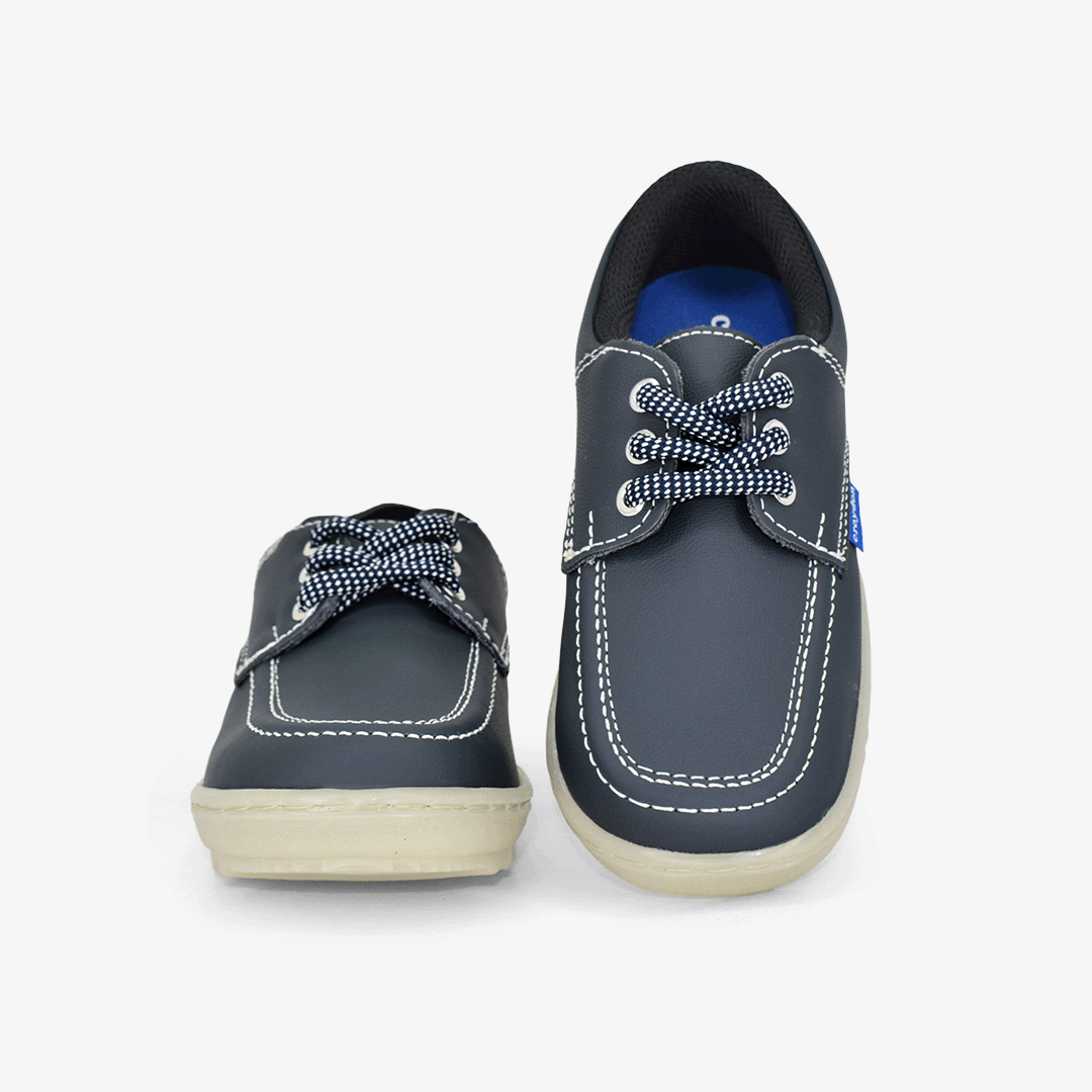 Zapato Croydon colegial unisex en color azul