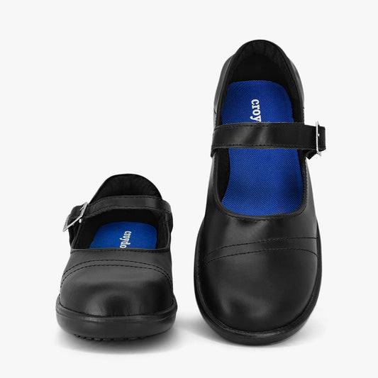 Zapato Croydon colegial tipo mafalda en color negro