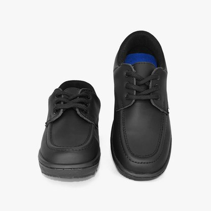 Zapato Croydon colegial unisex en color negro