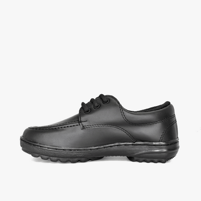 Zapato Croydon colegial unisex en color negro