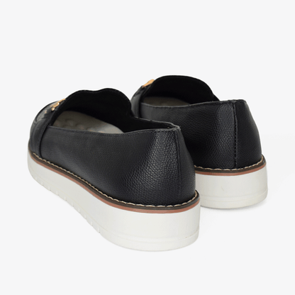 Mocasines para mujer en color negro