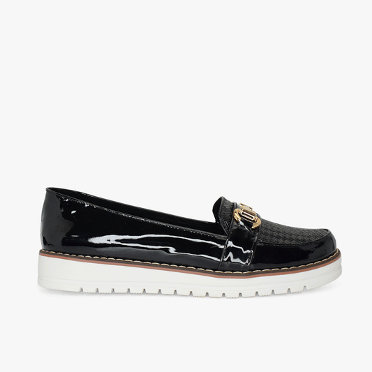 Mocasines para mujer en color negro