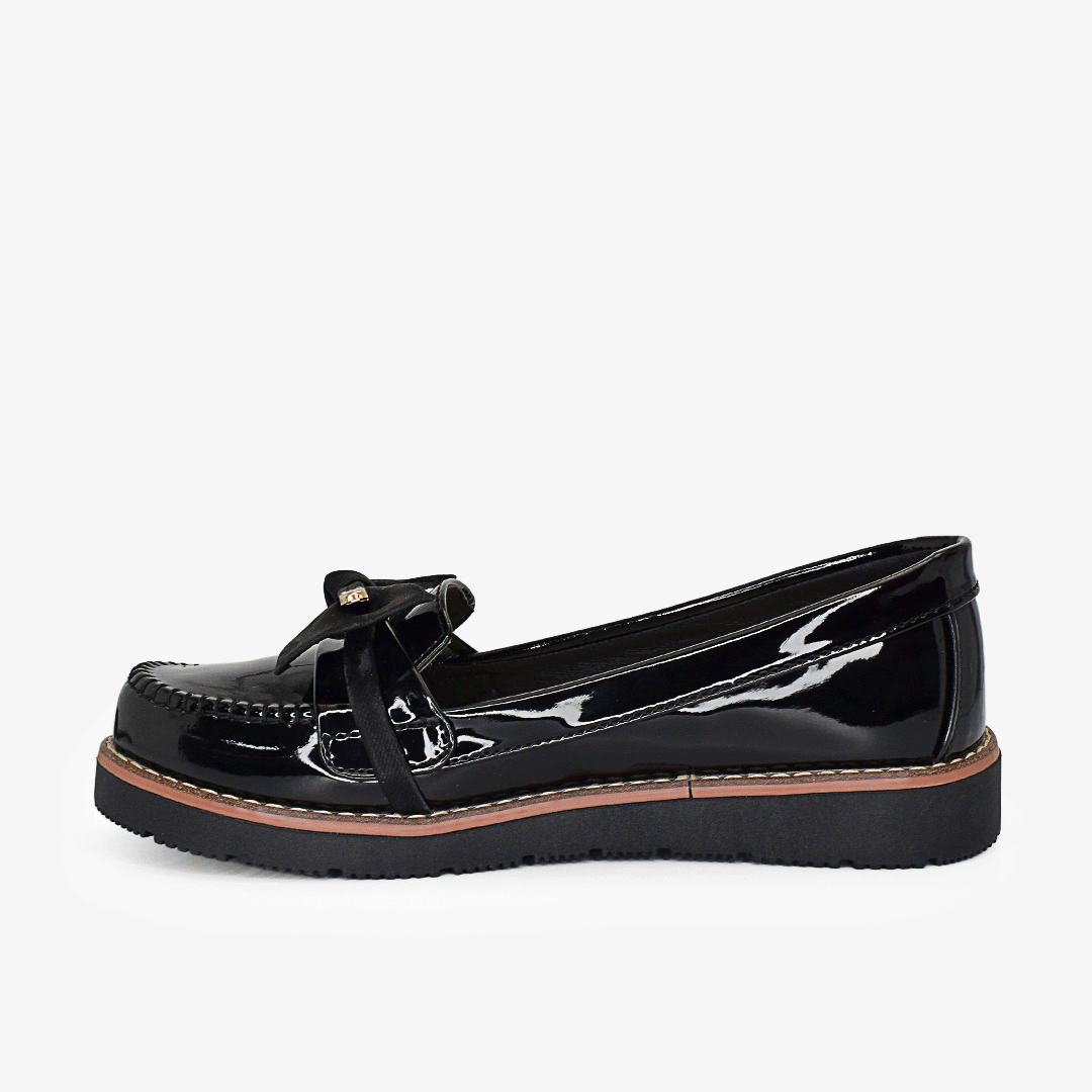 Mocasines para mujer en color negro