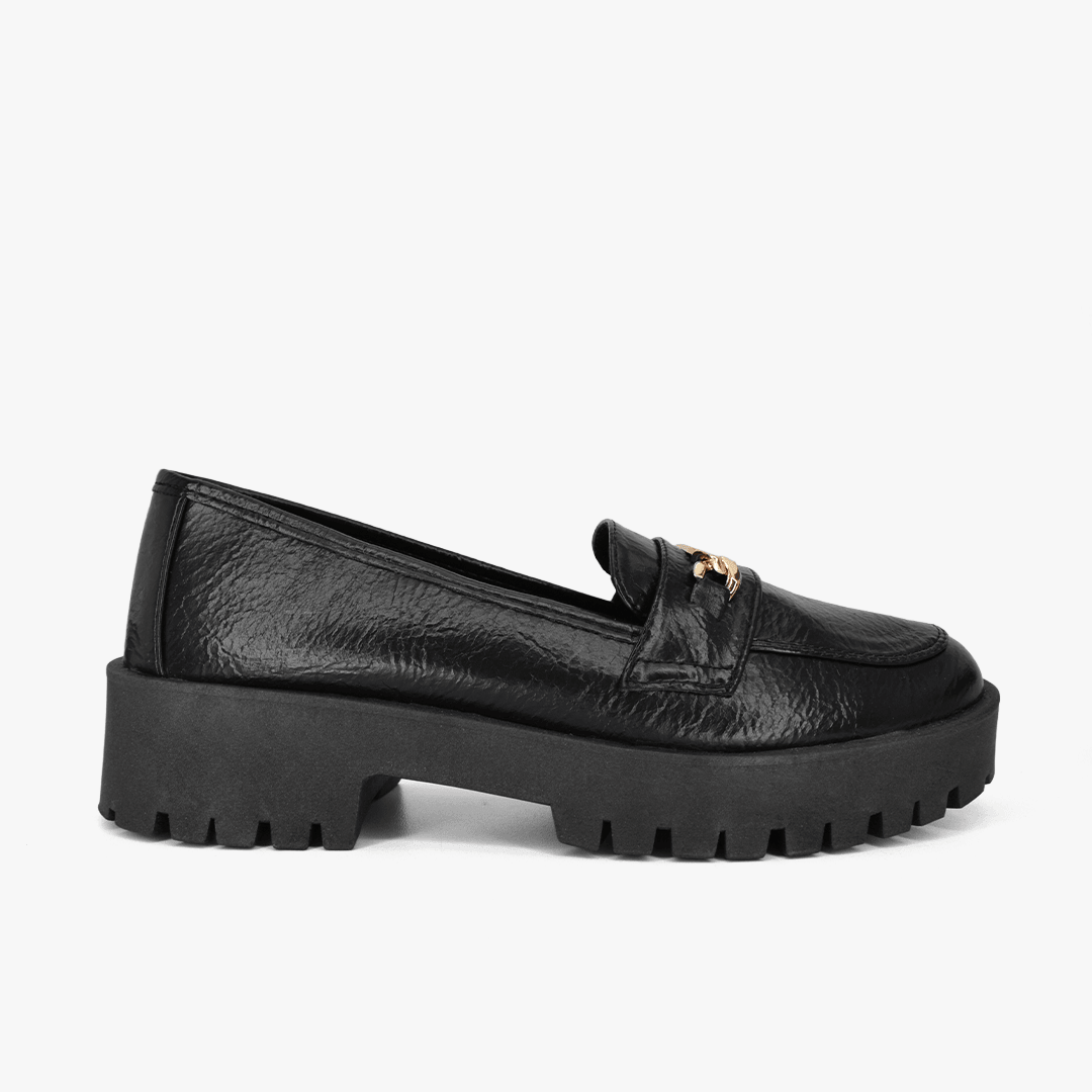 Mocasines para mujer en color negro