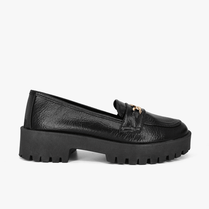 Mocasines para mujer en color negro