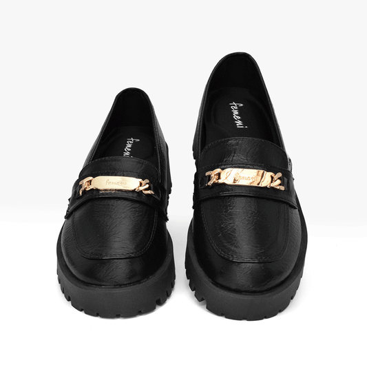 Mocasines para mujer en color negro