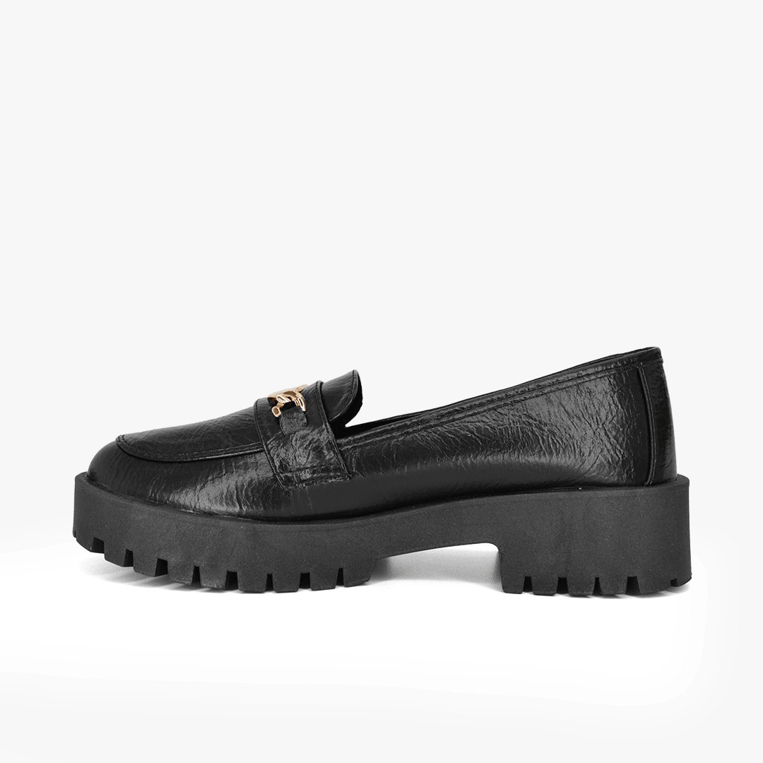 Mocasines para mujer en color negro