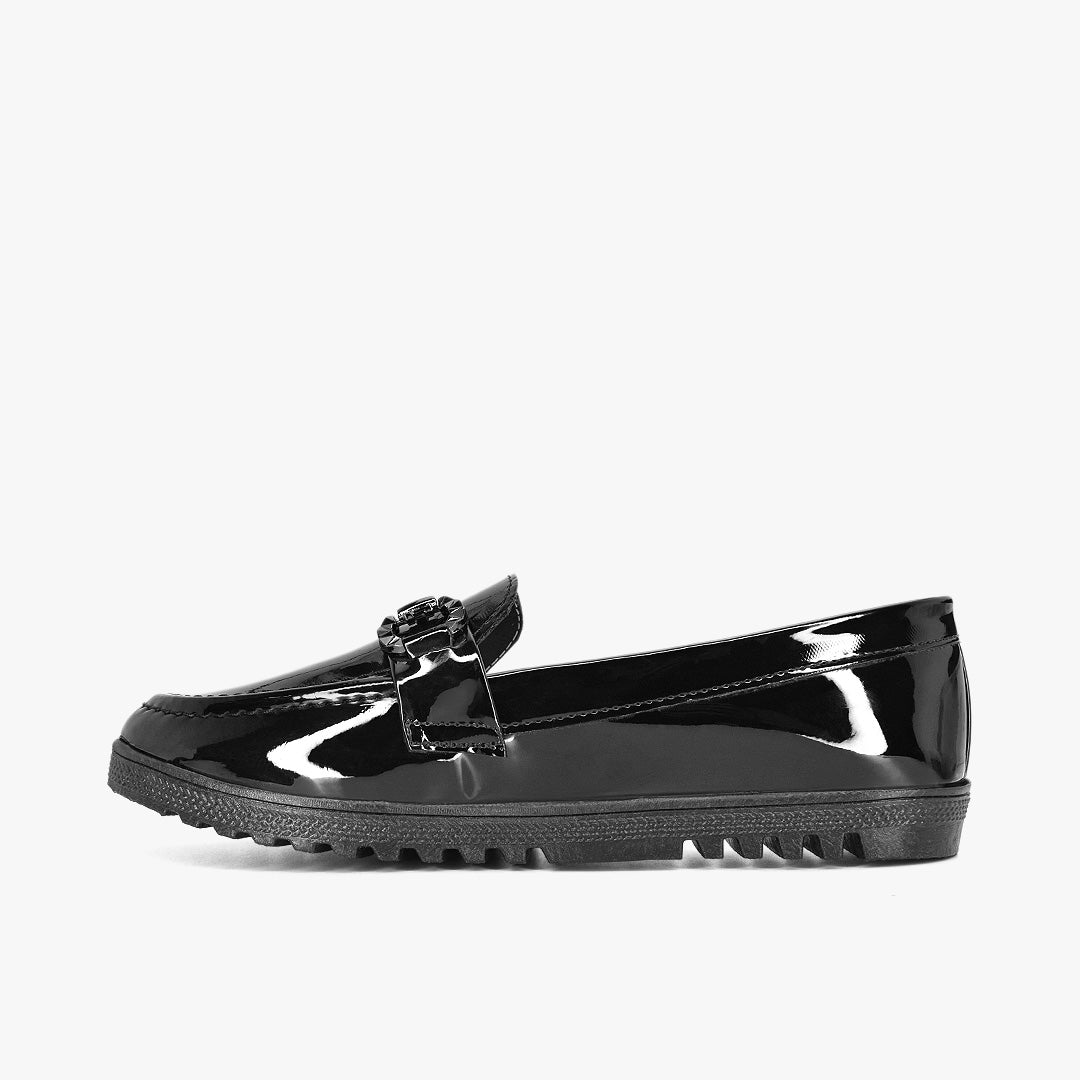 Mocasines para mujer en color negro