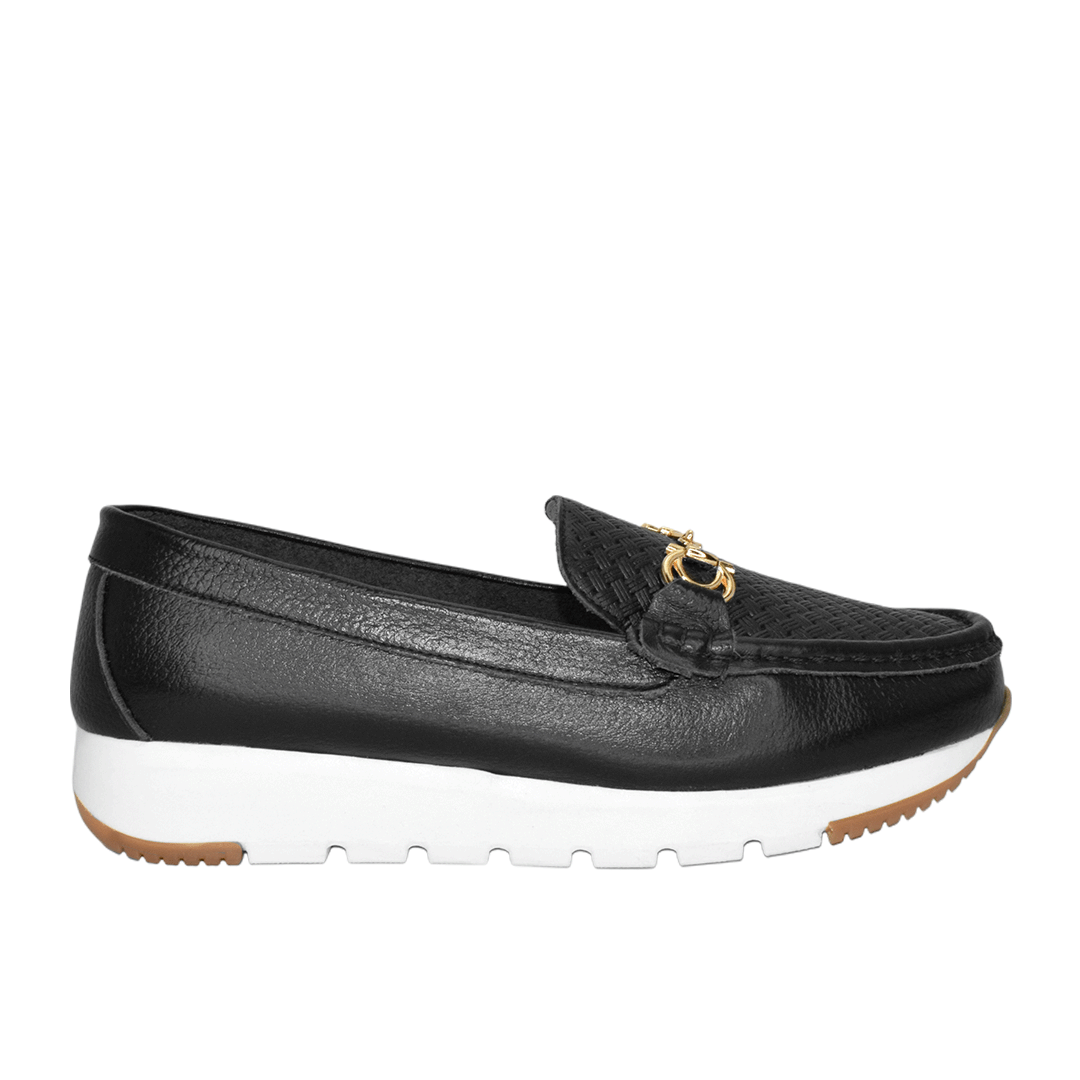 Mocasines para mujer en color negro