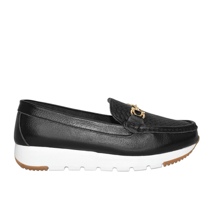 Mocasines para mujer en color negro