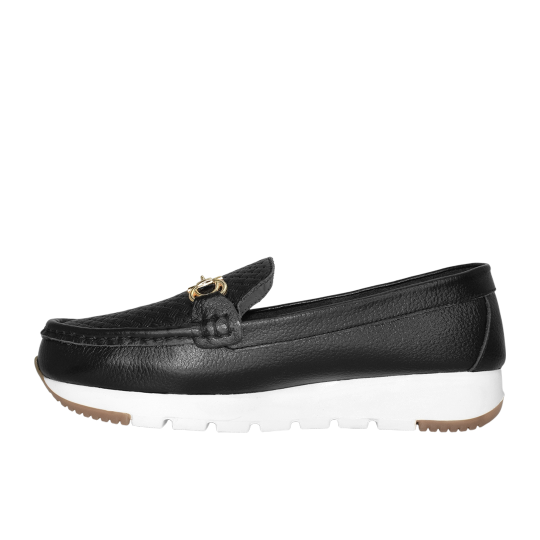 Mocasines para mujer en color negro