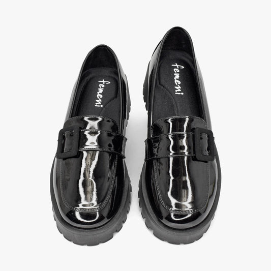 Mocasines para mujer en color negro