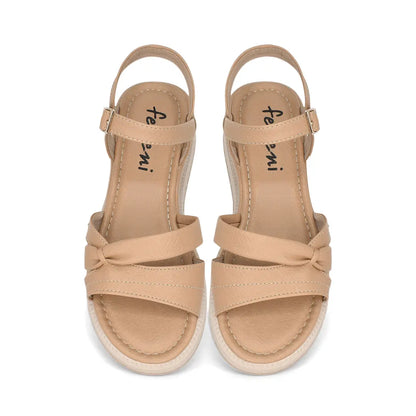 Sandalias para mujer en color amaretto