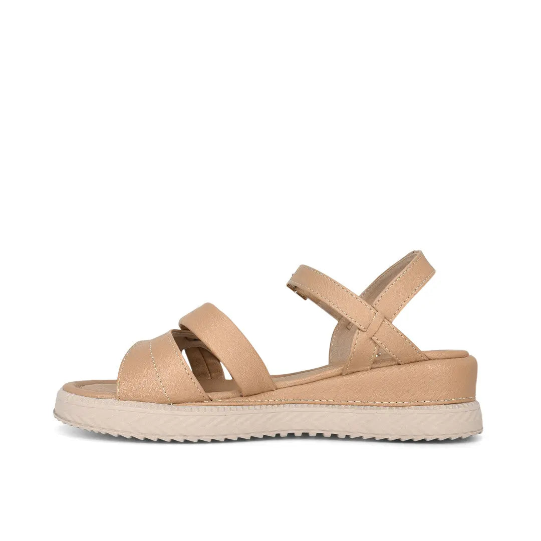 Sandalias para mujer en color amaretto