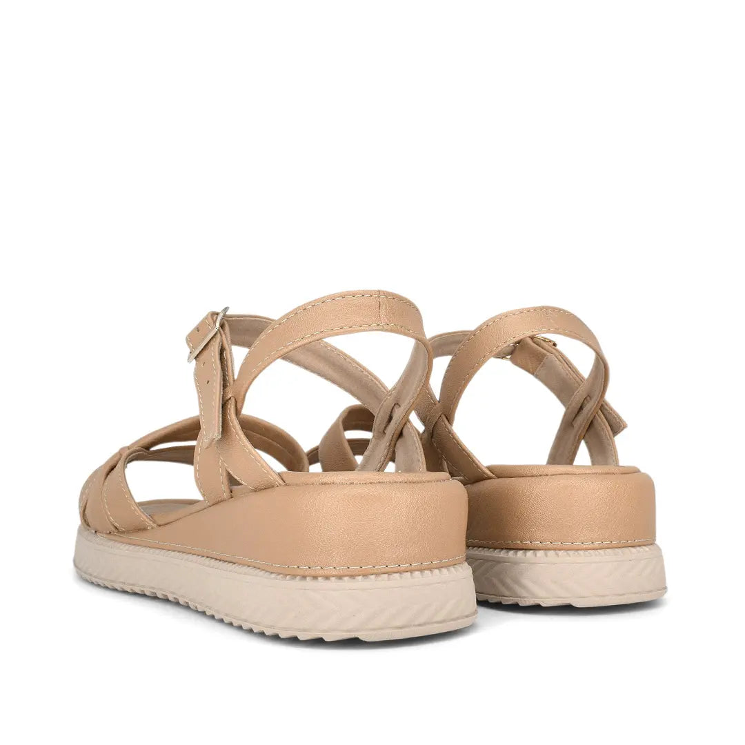 Sandalias para mujer en color amaretto