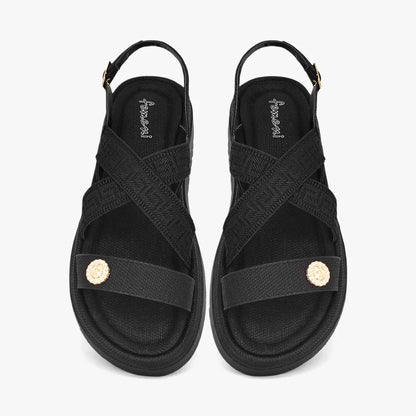 Sandalias para mujer en color negro