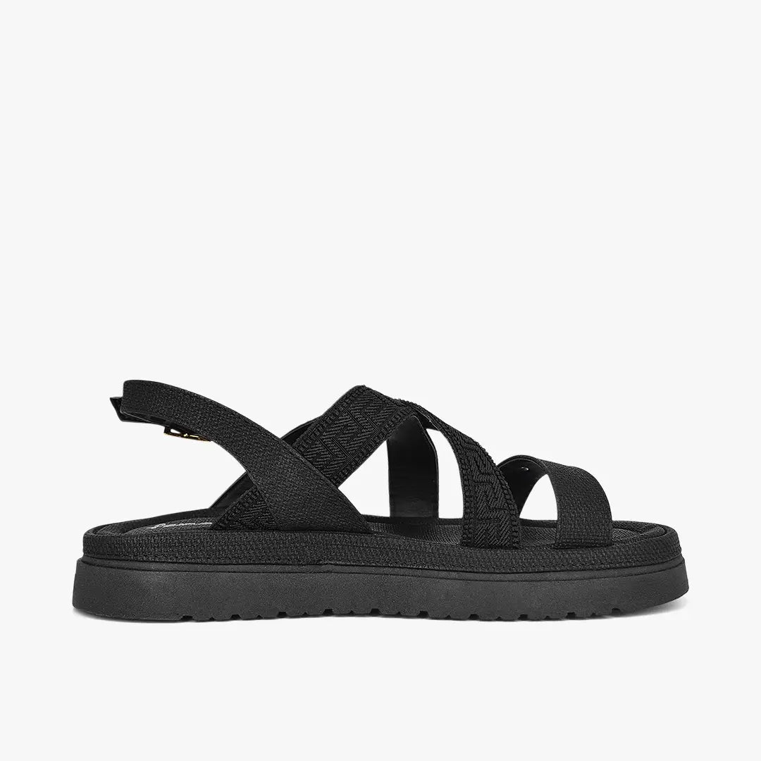 Sandalias para mujer en color negro