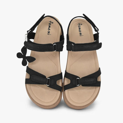 Sandalias con plataforma para mujer en color negro