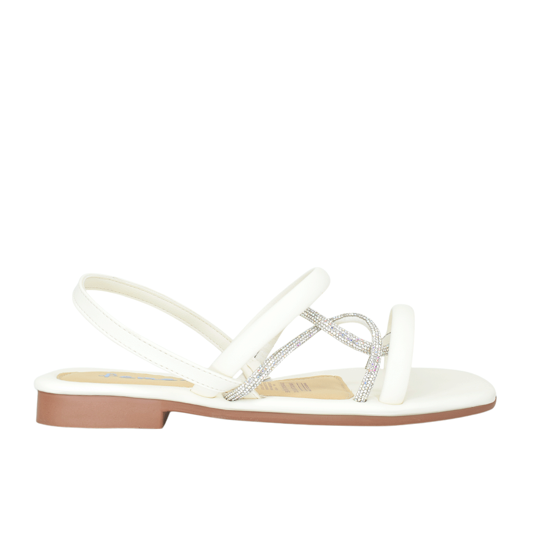 Sandalias para mujer en color talco
