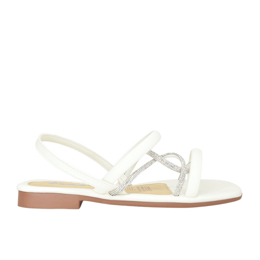 Sandalias para mujer en color talco