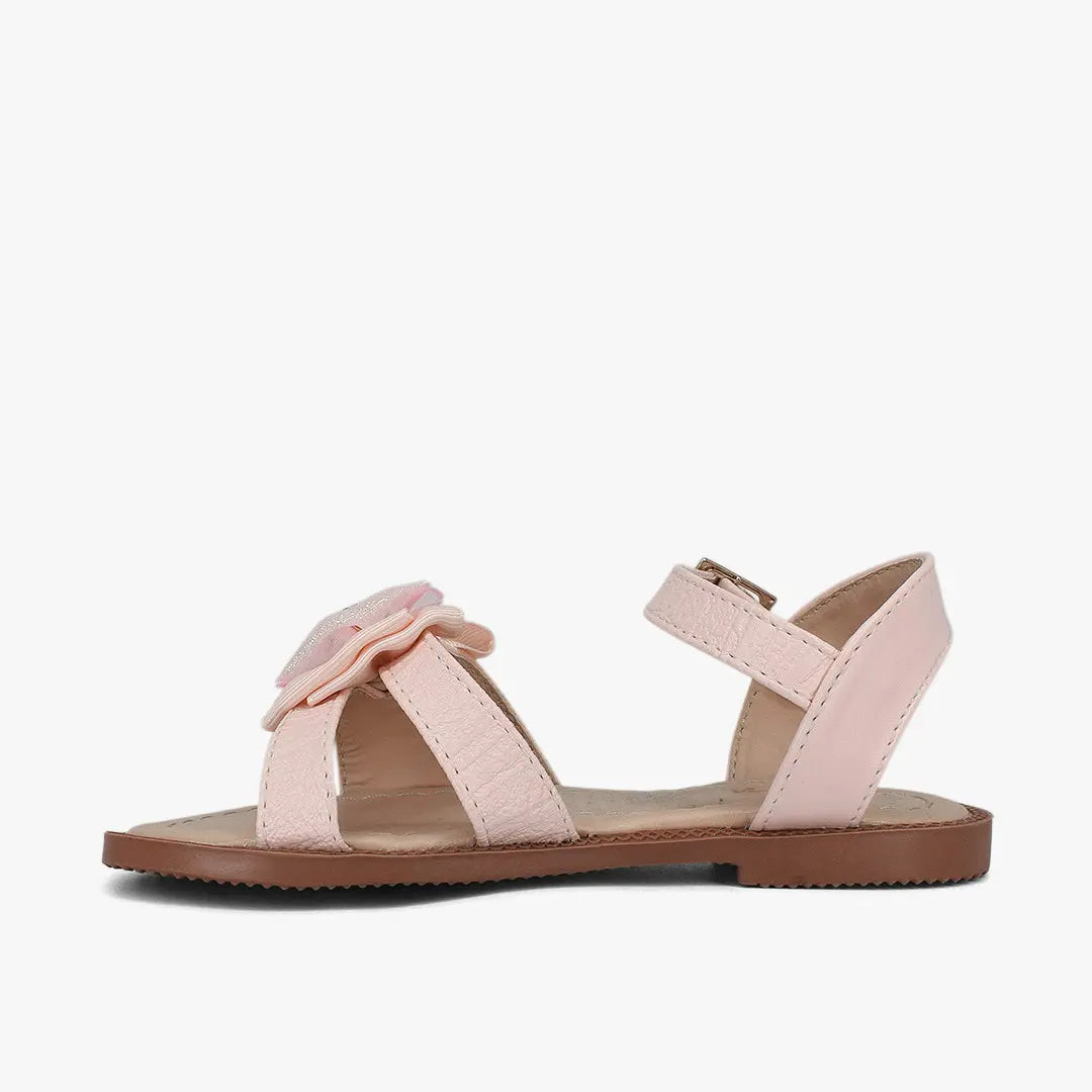 Sandalias para niña en color rosado