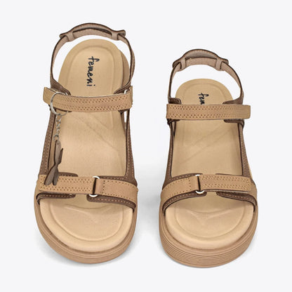 Sandalias para mujer en color café