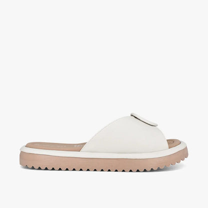 Sandalias para mujer en color talco