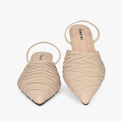 Tacones para mujer en color nude