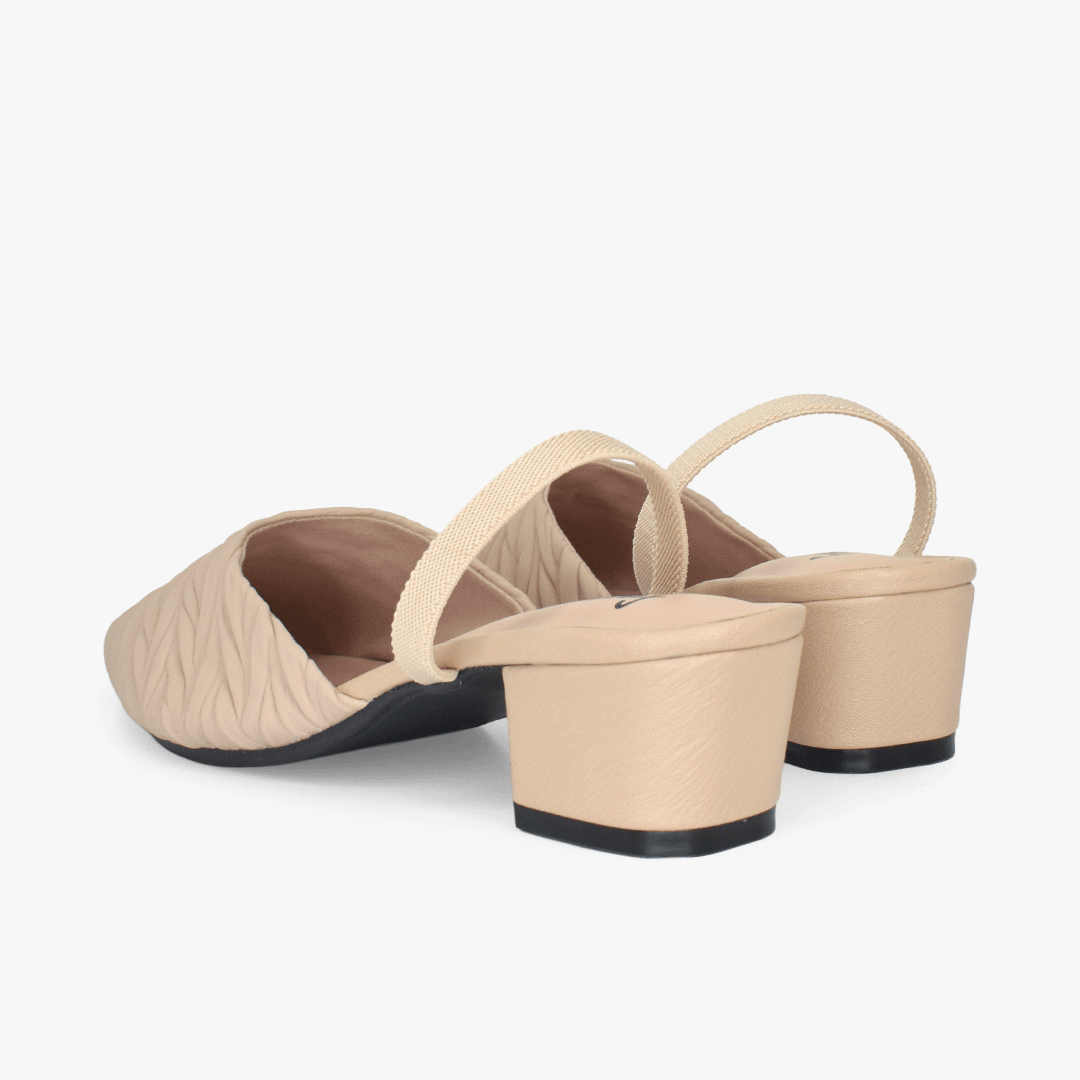 Tacones para mujer en color nude