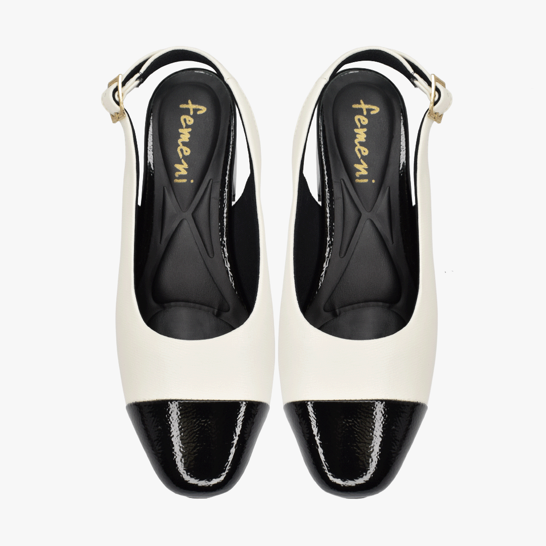 Tacones para mujer en color talco