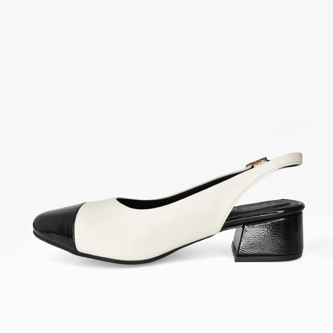 Tacones para mujer en color talco