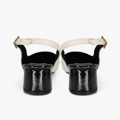 Tacones para mujer en color talco