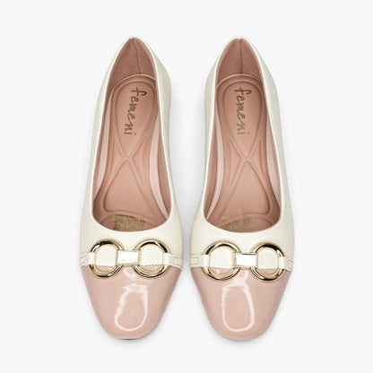Tacones para mujer en color talco