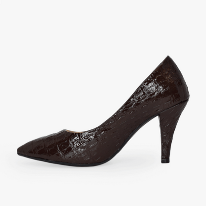 Tacones para mujer en color trufa