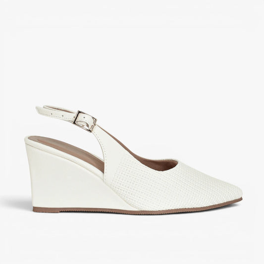 Tacones para mujer en color talco