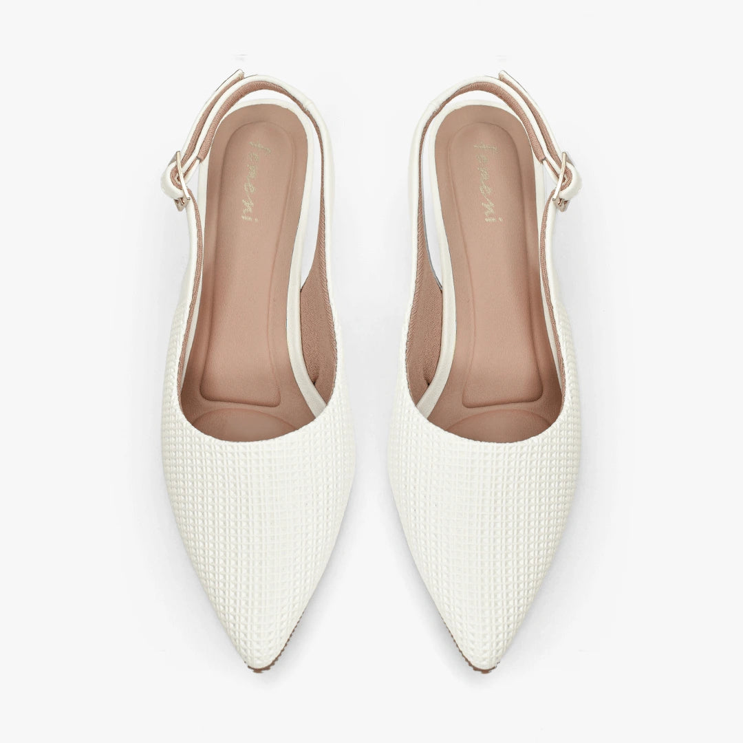 Tacones para mujer en color talco