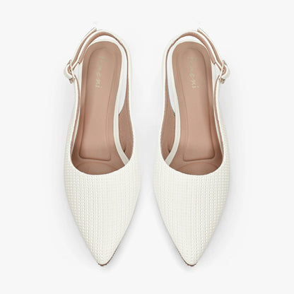 Tacones para mujer en color talco