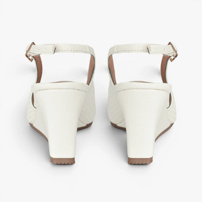 Tacones para mujer en color talco
