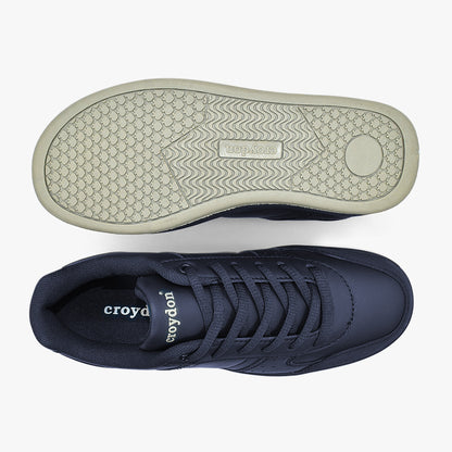 Tenis Croydon colegial unisex en color azul