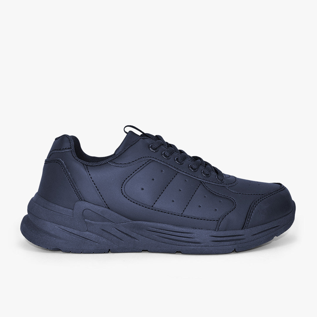 Tenis Croydon colegial unisex en color azul