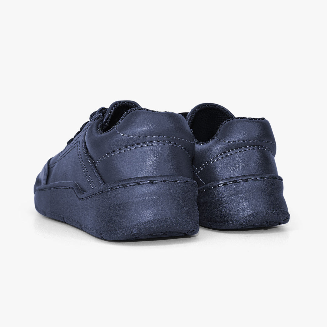 Tenis Croydon colegial unisex en color azul