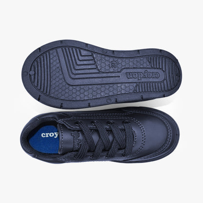 Tenis Croydon colegial unisex en color azul