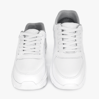 Tenis Croydon colegial unisex en color blanco